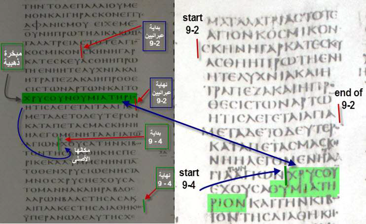 ​لنقارن بين المخطوطة السينائية والمخطوطة الفاتيكانية لنرى ماذا فعل الناسخ​